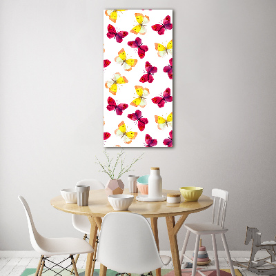 Staand plexiglas foto Kleurrijke vlinders