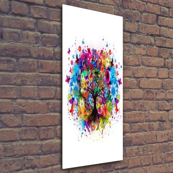 Staand foto op plexiglas Abstracte boom