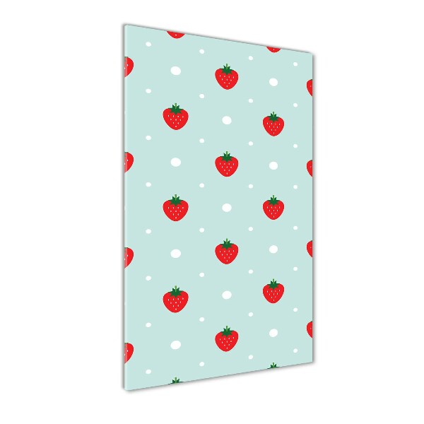 Staand foto op plexiglas Aardbeien