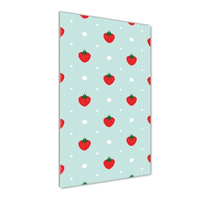 Staand foto op plexiglas Aardbeien