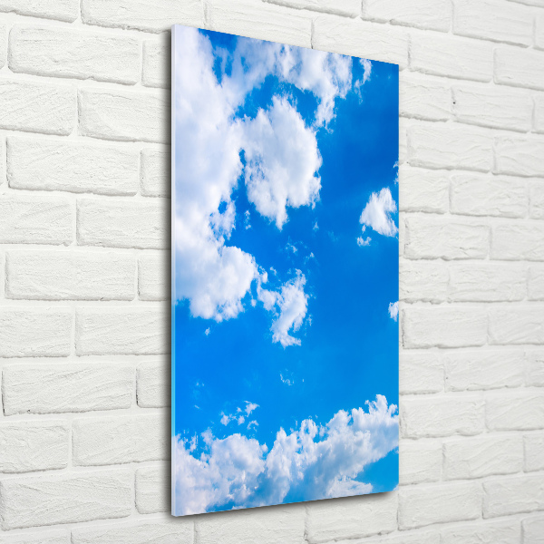 Staand foto in plexiglas Wolken aan de hemel
