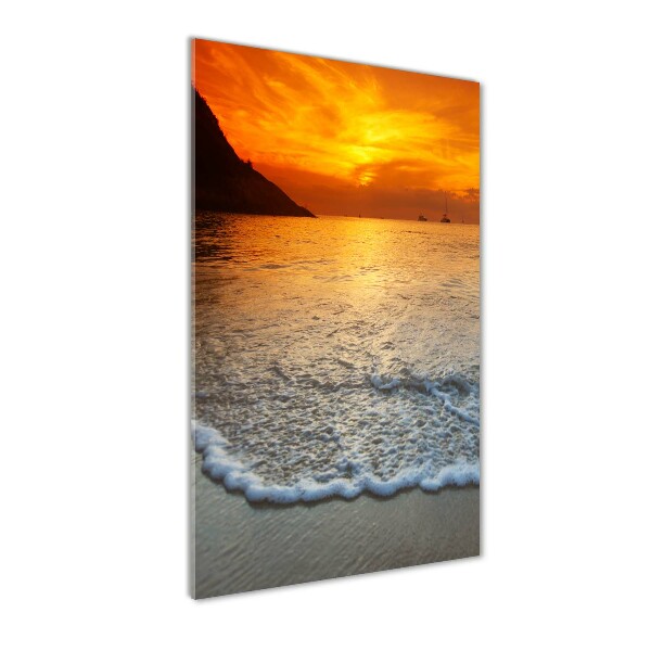 Staand foto op plexiglas Zonsondergang