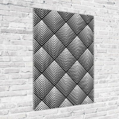 Staand foto in plexiglas Geometrische achtergrond