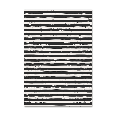 Staand foto op plexiglas Zwart-witte strepen