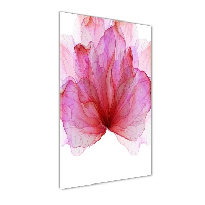 Staand foto plexiglas Roze bloem