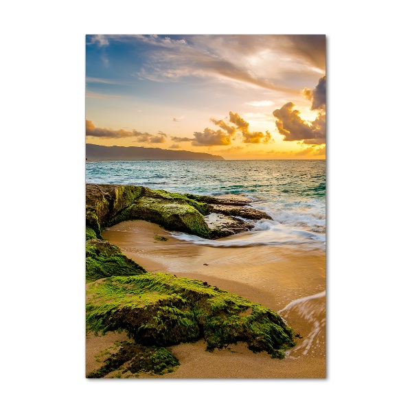 Staand foto in plexiglas Zonsondergang aan zee