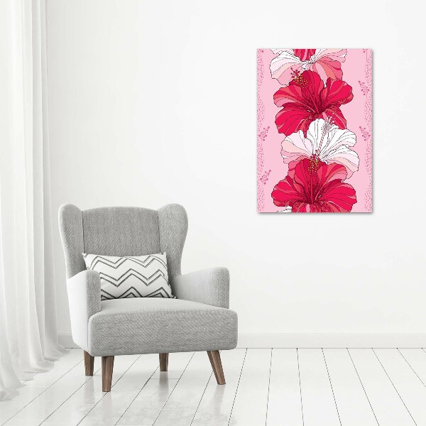 Staand foto in plexiglas Hibiscus