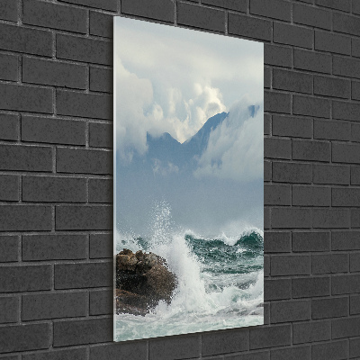 Staand foto in plexiglas Ruwe zee