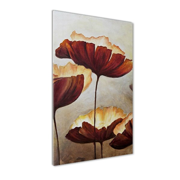 Staand foto op plexiglas Klaprozen