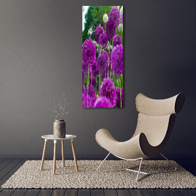 Staand plexiglas foto Knoflookbloemen