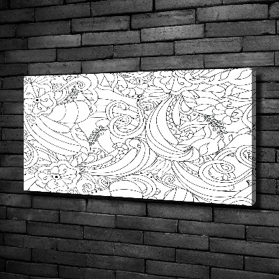 Canvas foto Ornamenten