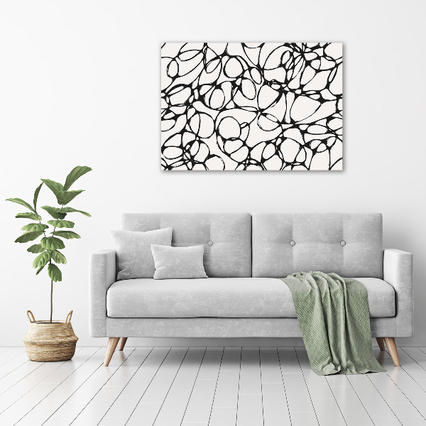 Foto op canvas Chaotische cirkels