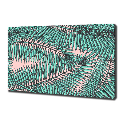 Canvas foto Palmbladeren