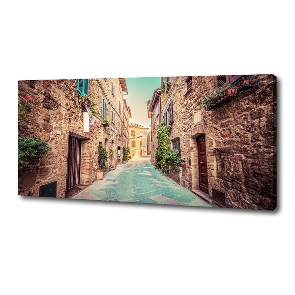 Canvas foto Italiaanse straten