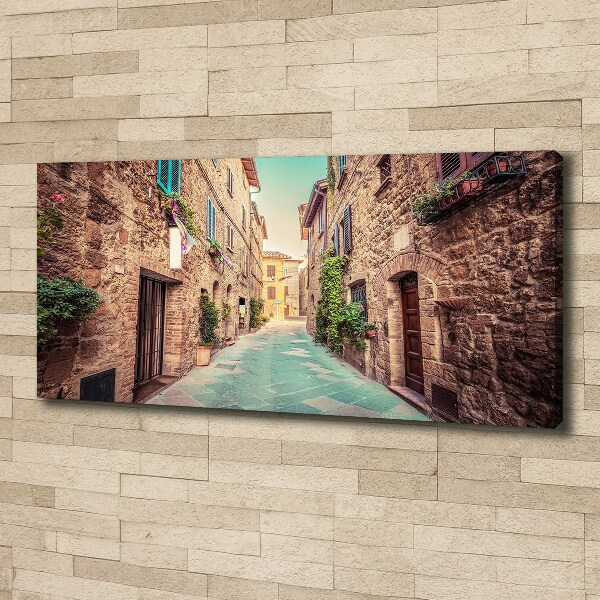 Canvas foto Italiaanse straten