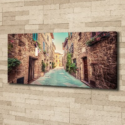 Canvas foto Italiaanse straten
