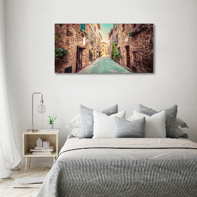 Canvas foto Italiaanse straten