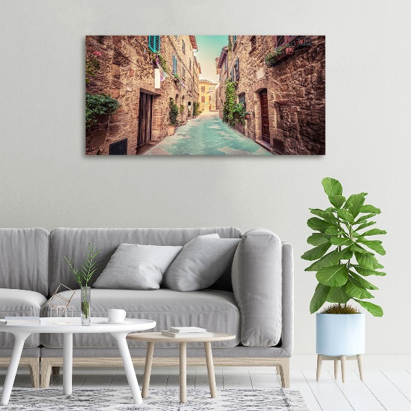 Canvas foto Italiaanse straten