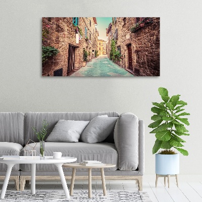 Canvas foto Italiaanse straten