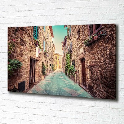 Canvas foto Italiaanse straten