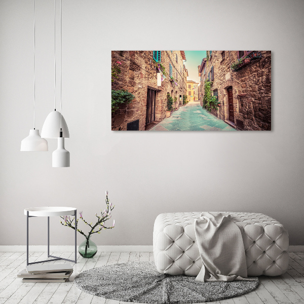 Canvas foto Italiaanse straten