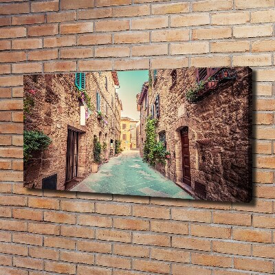 Canvas foto Italiaanse straten