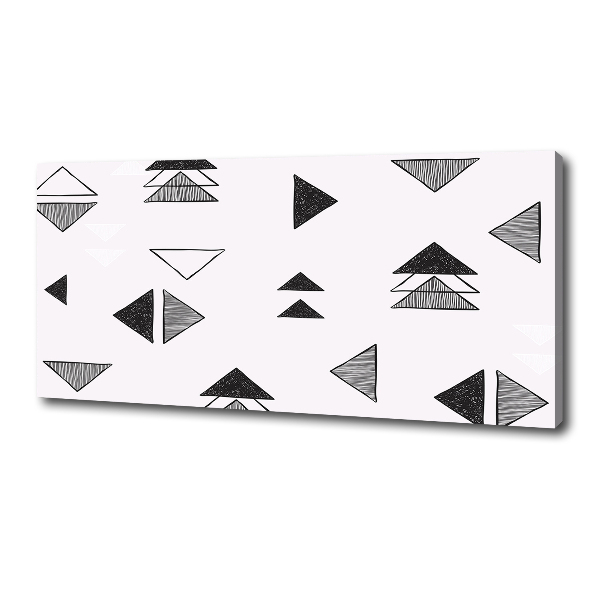 Foto canvas Achtergrond met driehoeken