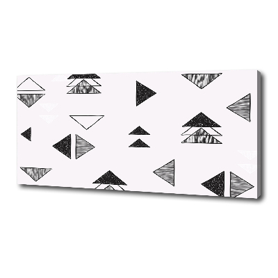 Foto canvas Achtergrond met driehoeken