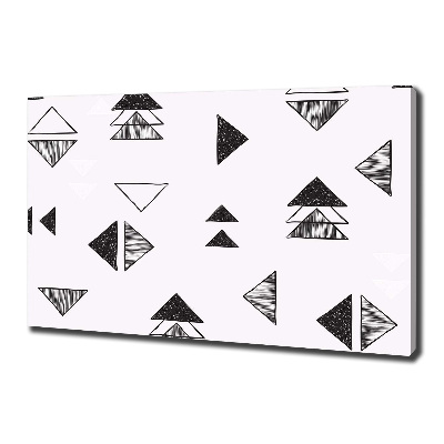 Foto canvas Achtergrond met driehoeken