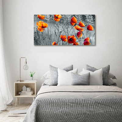 Foto op canvas Klaprozen