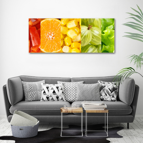 Schilderij op canvas Fruit en groenten