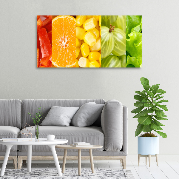 Schilderij op canvas Fruit en groenten