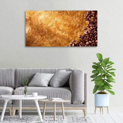 Foto canvas Koffiebonen
