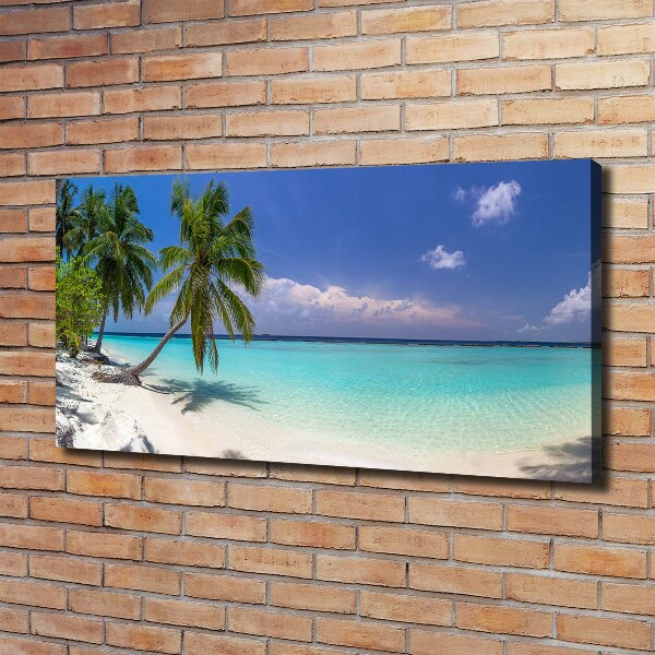 Schilderij op canvas Panorama van het strand