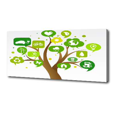 Canvas foto Ecologische boom