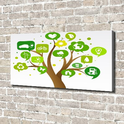 Canvas foto Ecologische boom