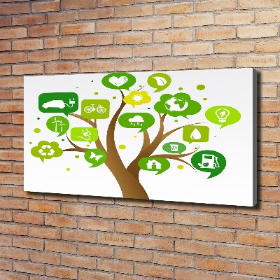Canvas foto Ecologische boom