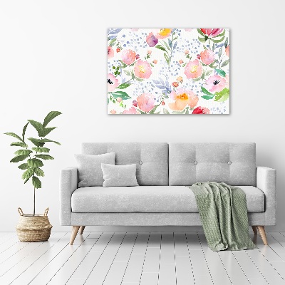 Foto op canvas Klaprozen