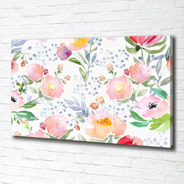 Foto op canvas Klaprozen