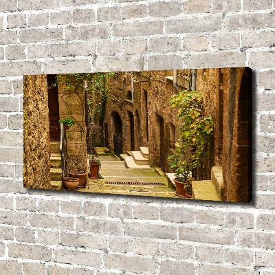 Foto canvas Italiaanse straten