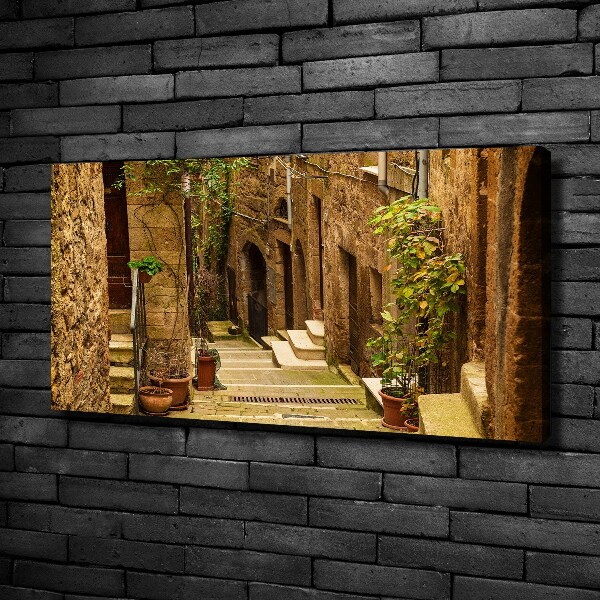 Foto canvas Italiaanse straten