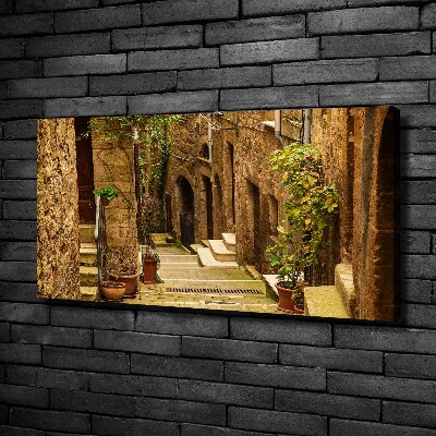 Foto canvas Italiaanse straten