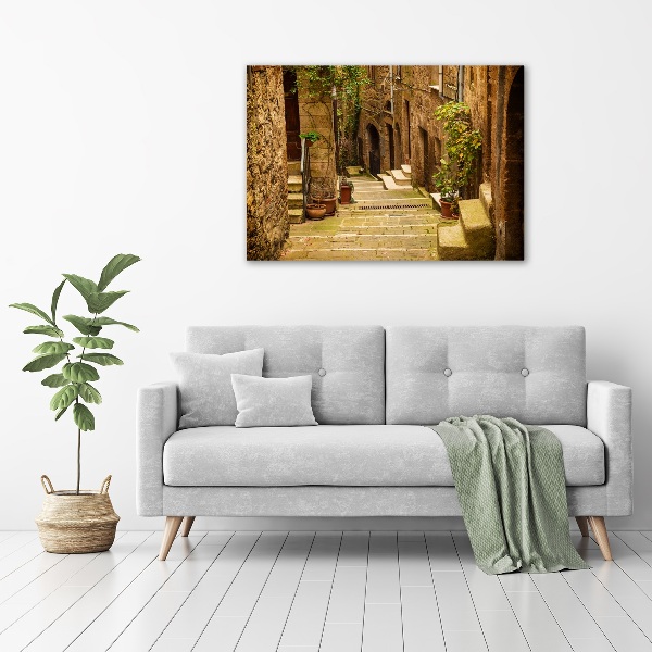 Foto canvas Italiaanse straten
