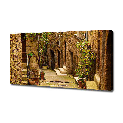 Foto canvas Italiaanse straten