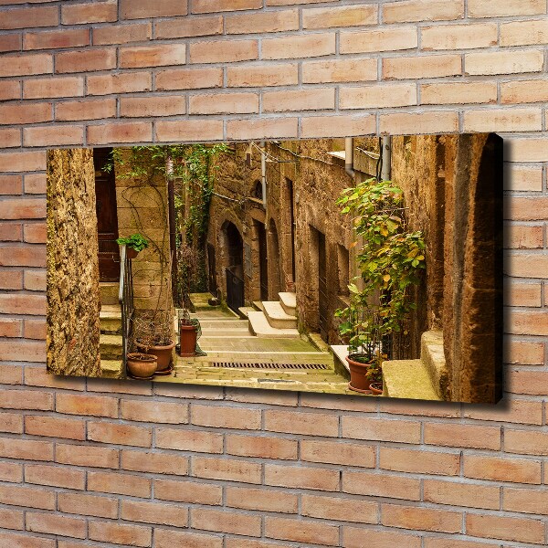 Foto canvas Italiaanse straten