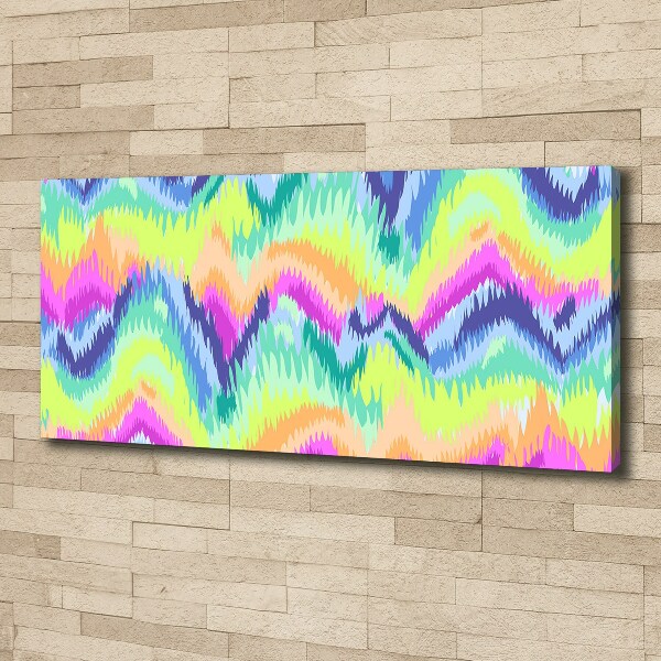 Schilderij op canvas Regenboogachtergrond