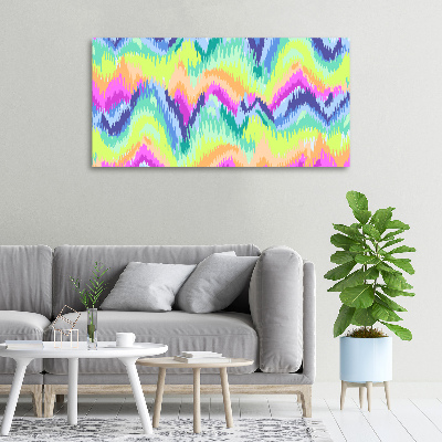 Schilderij op canvas Regenboogachtergrond