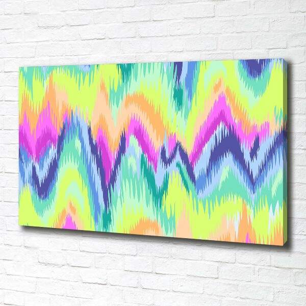 Schilderij op canvas Regenboogachtergrond