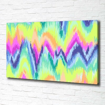 Schilderij op canvas Regenboogachtergrond