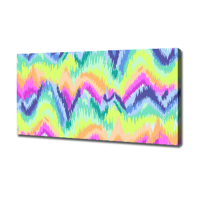 Schilderij op canvas Regenboogachtergrond